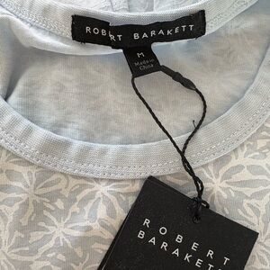 Robert Barakett Sky Blue Floral Shirt